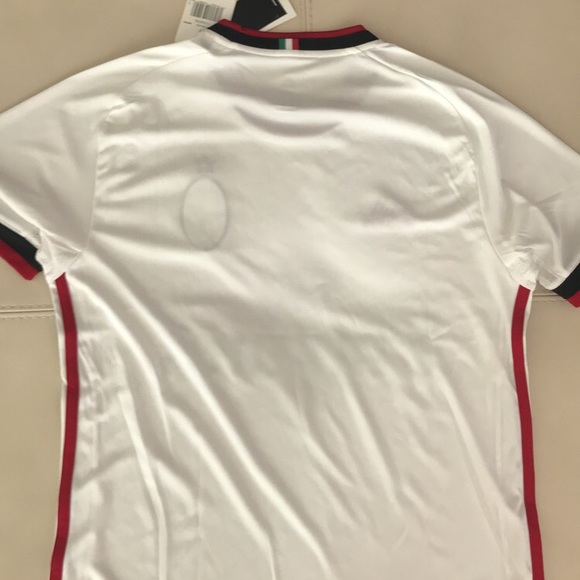 ac milan authentic white jersey size small men’s - Picture 7 of 8